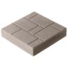 Плита тротуарная "Сиян" КВАДРАТ П3-6 300X300Х60 серая