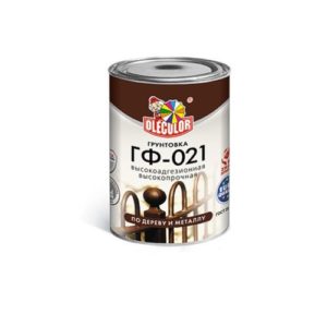 Грунт ГФ 021 (2,7 кг) "OLECOLOR" красно-коричневый Грунт ГФ 021 (2,7 кг) "OLECOLOR" красно-коричневый