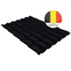 Металлочерепица классик GL 0,5 Velur20 RAL 9005 черный