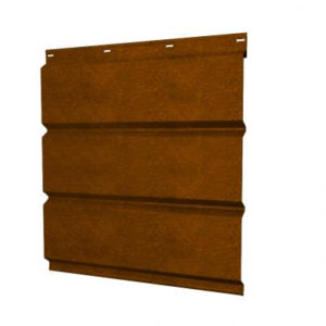 Софит металлический без перфорации 0,45 Print Twincolor с пленкой Golden Wood Софит металлический без перфорации 0,45 Print Twincolor с пленкой Golden Wood