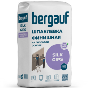 Финишная шпаклевка на гипсовой основе Bergauf SILK GIPS 18 кг Финишная шпаклевка на гипсовой основе Bergauf SILK GIPS 18 кг